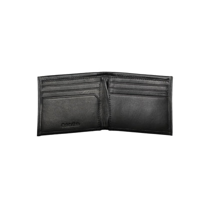 Calvin Klein svart polyesterplånbok för män
