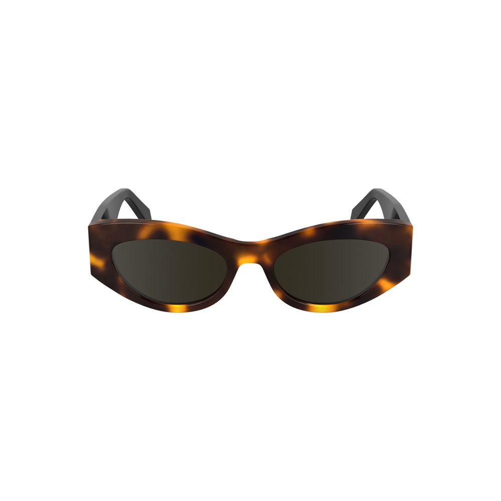 Calvin Klein Bruna Acetat Dam Solglasögon