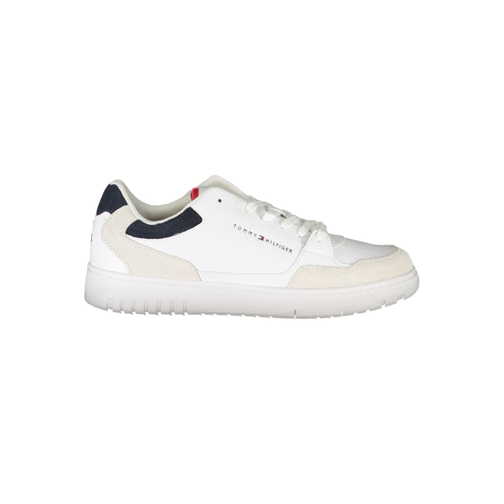 Tommy Hilfiger Vita Läder Herr Sneaker