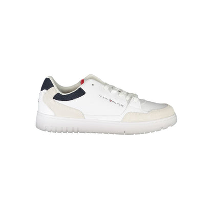 Tommy Hilfiger Vita Läder Herr Sneaker