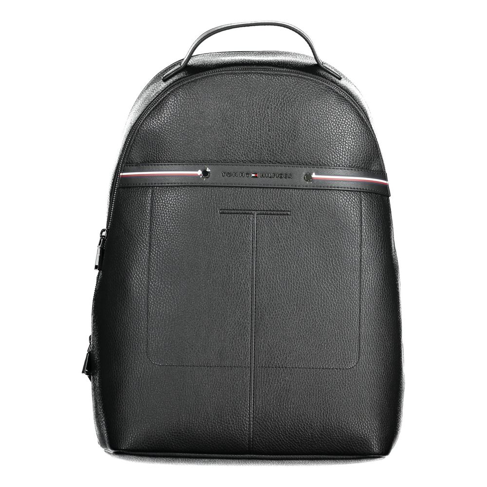 Tommy Hilfiger svart polyeten herrryggsäck