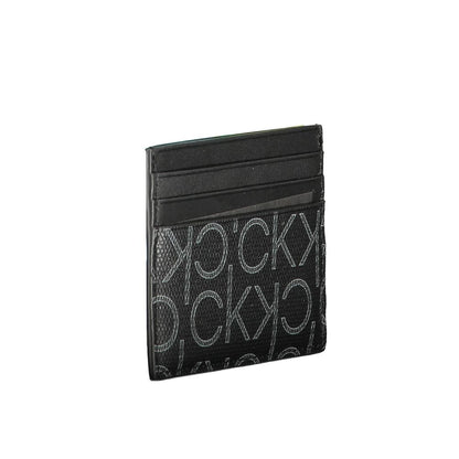 Calvin Klein svart polyeten herrplånbok