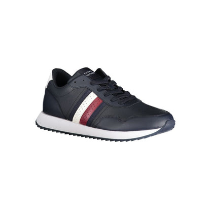 Tommy Hilfiger Blå Polyester Sneaker