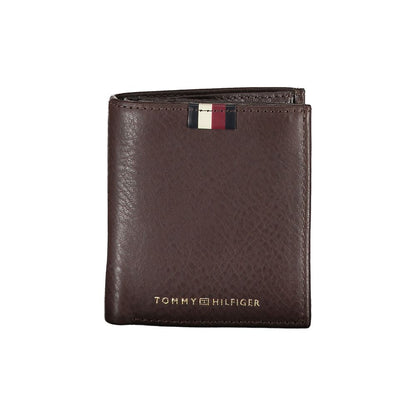Tommy Hilfiger brun läderplånbok