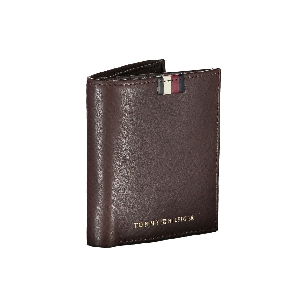 Tommy Hilfiger brun läderplånbok