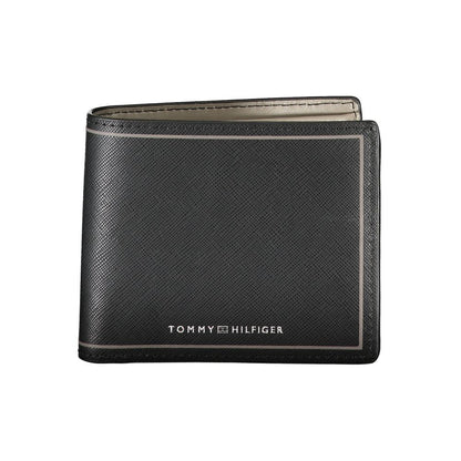 Tommy Hilfiger svart läderplånbok