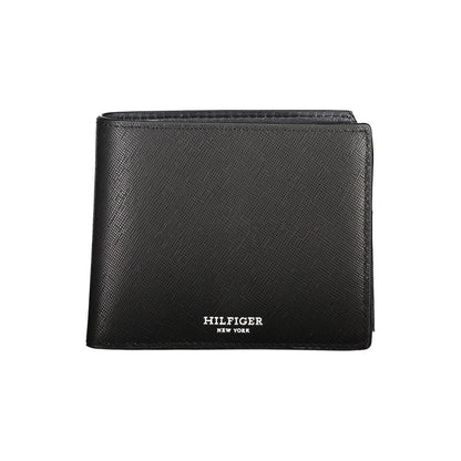 Tommy Hilfiger svart läderplånbok
