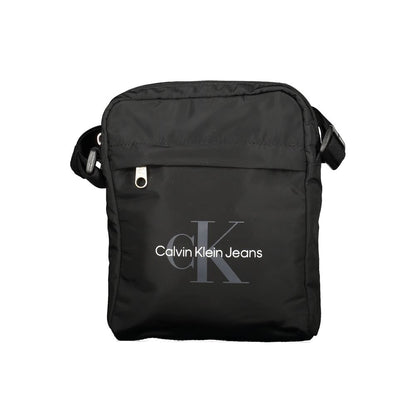 Calvin Klein svart polyester herr axelväska