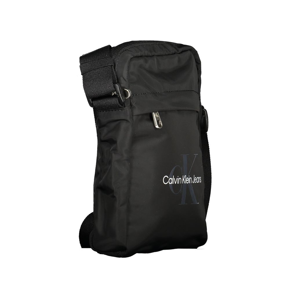 Calvin Klein svart polyester herr axelväska