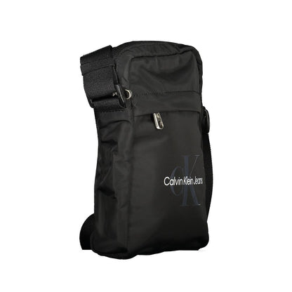 Calvin Klein svart polyester herr axelväska