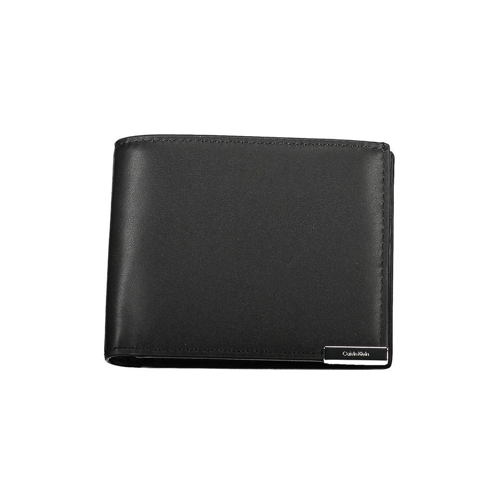 Calvin Klein svart polyeten herrplånbok