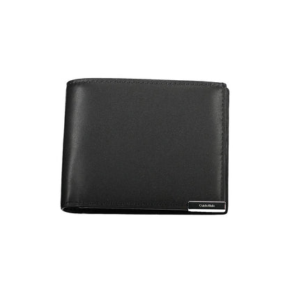 Calvin Klein svart polyeten herrplånbok