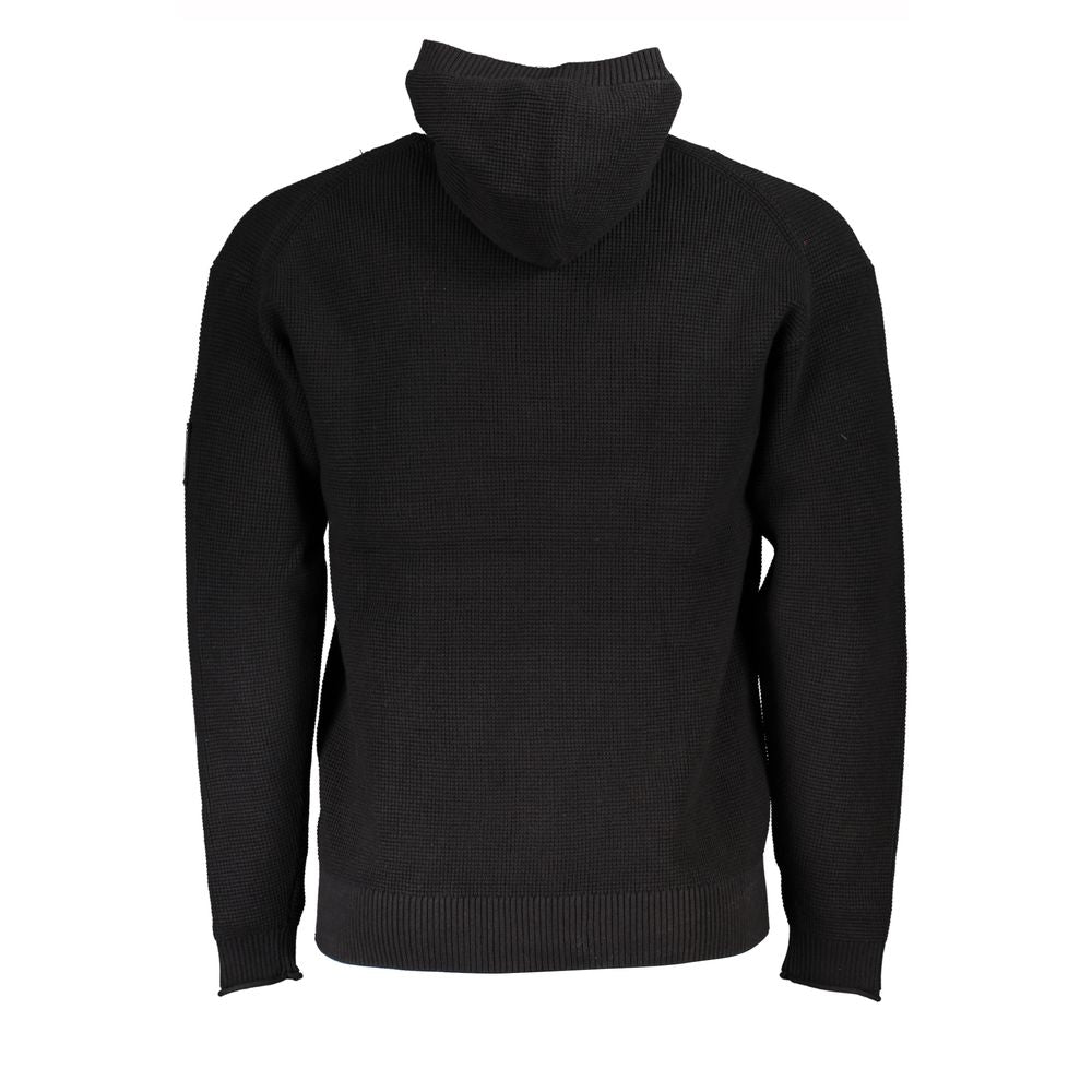 Calvin Klein Sleek bomullströja med huva och logotypdetalj