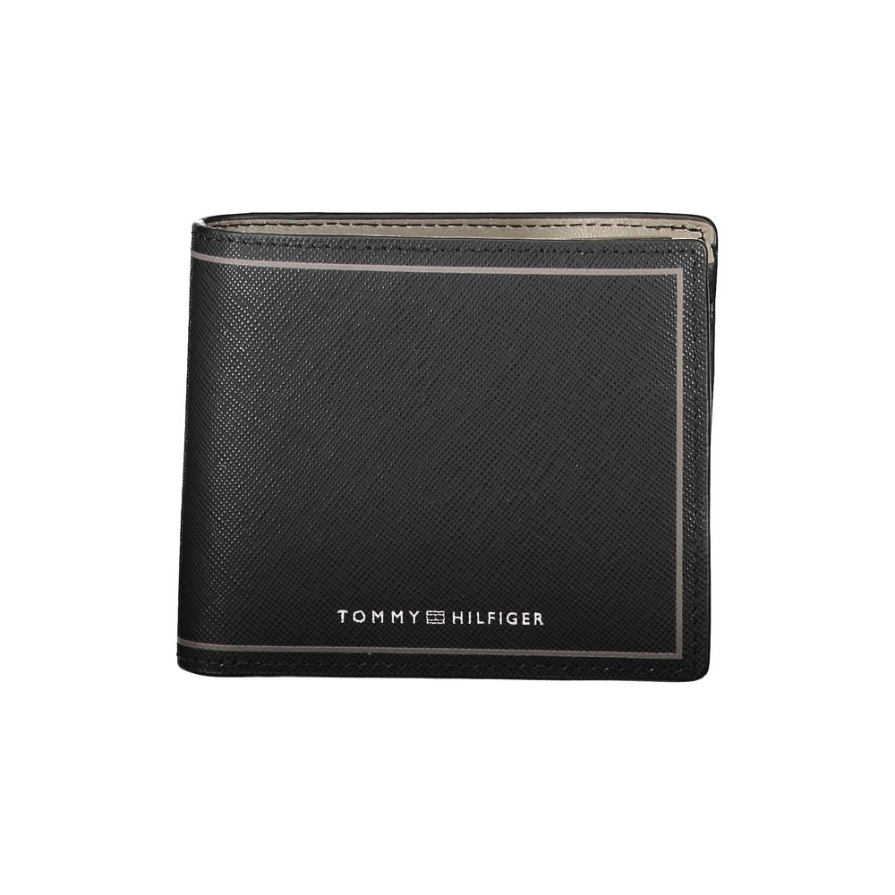 Tommy Hilfiger svart läderplånbok