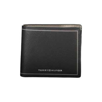 Tommy Hilfiger svart läderplånbok