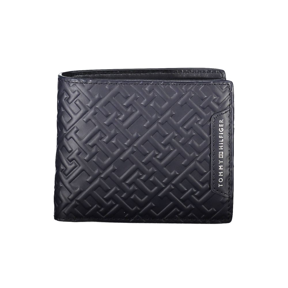 Tommy Hilfiger Blå Läder Herrplånbok