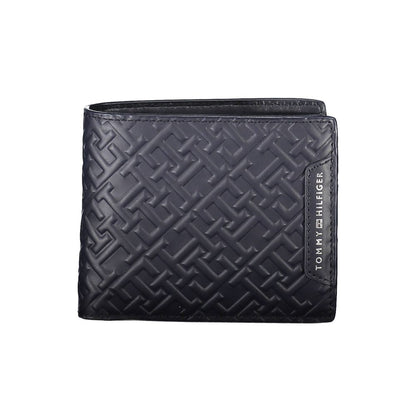 Tommy Hilfiger Blå Läder Herrplånbok