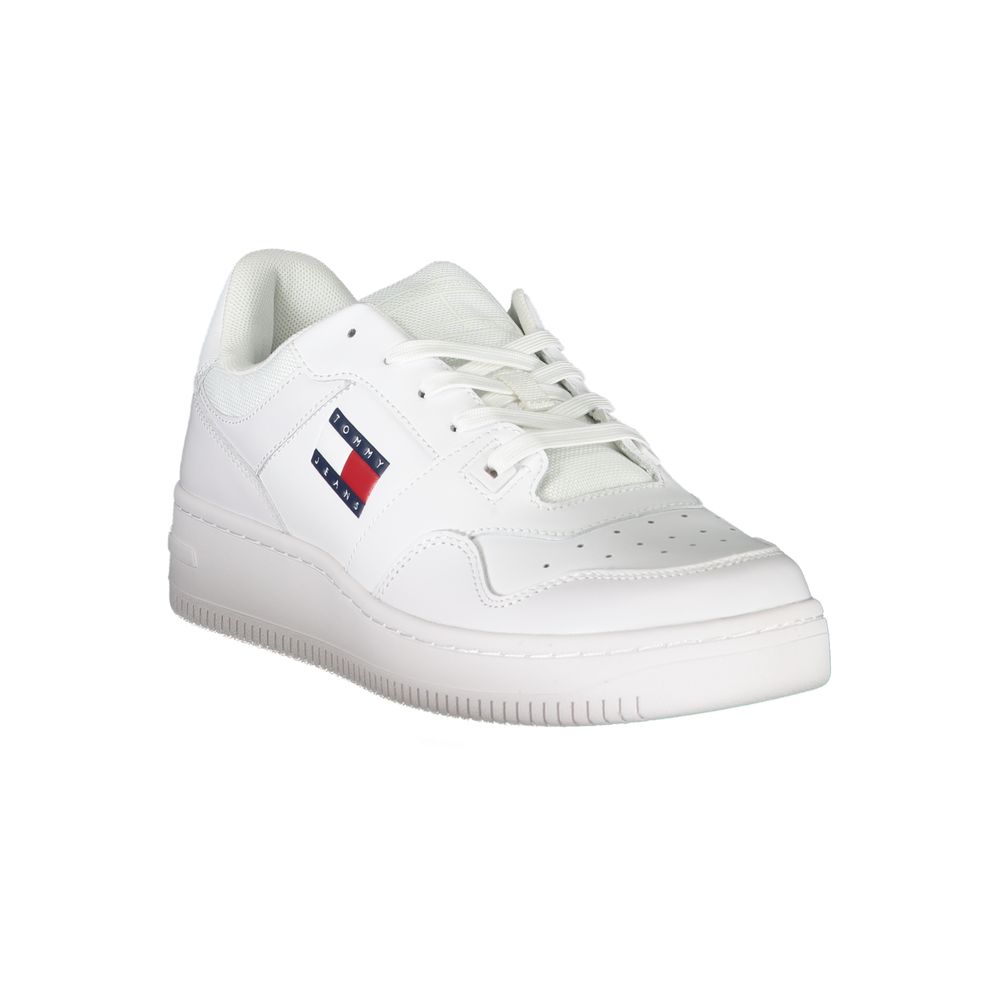 Tommy Hilfiger Vita Läder Herr Sneaker