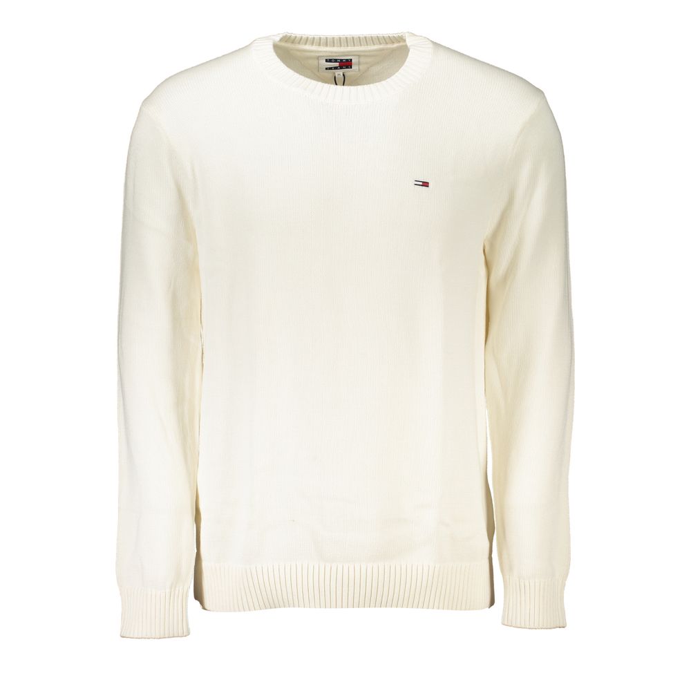 Tommy Hilfiger Chic Vit Rundringad Bomullströja
