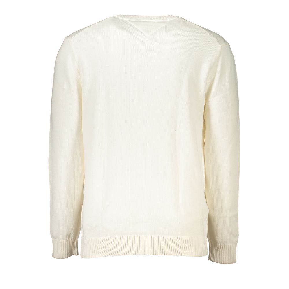 Tommy Hilfiger Chic Vit Rundringad Bomullströja