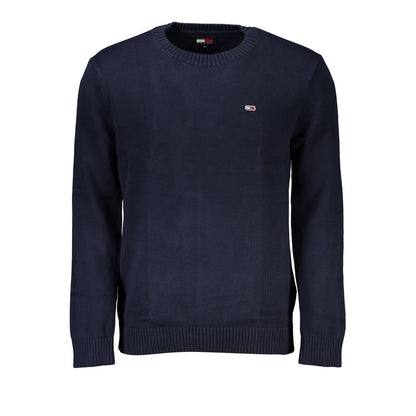 Tommy Hilfiger – Klassisk rundhalsad tröja i blått