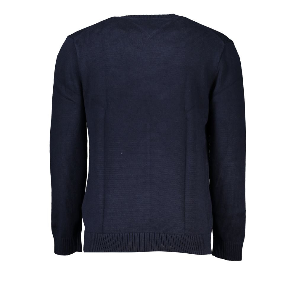 Tommy Hilfiger – Klassisk rundhalsad tröja i blått