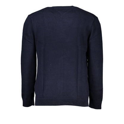 Tommy Hilfiger – Klassisk rundhalsad tröja i blått