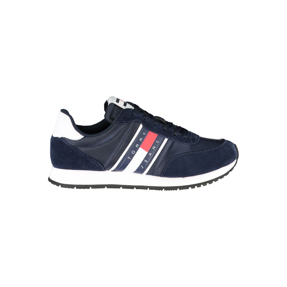 Tommy Hilfiger Blå Polyester Sneaker