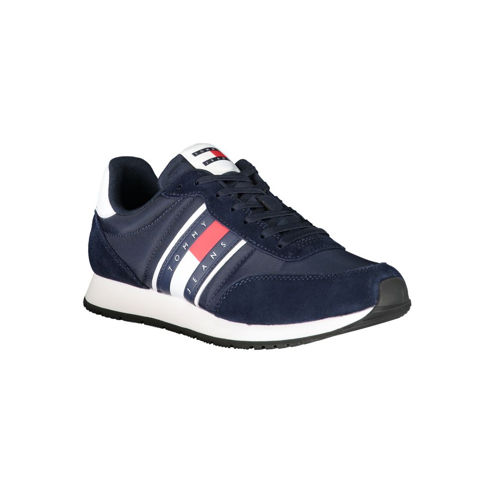 Tommy Hilfiger Blå Polyester Sneaker