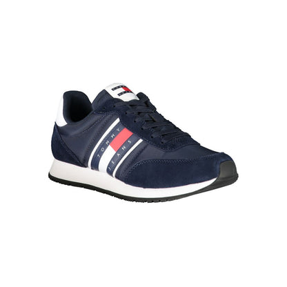 Tommy Hilfiger Blå Polyester Sneaker