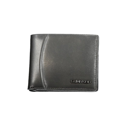 Calvin Klein svart läderplånbok