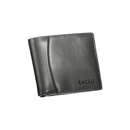 Calvin Klein svart läderplånbok