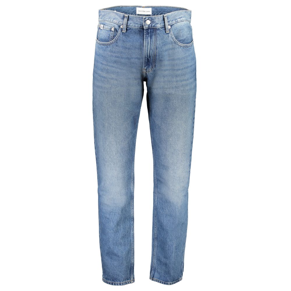 Calvin Klein Blå Bomullsjeans &amp;amp; Byxor