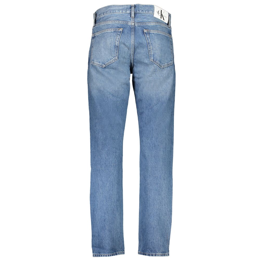 Calvin Klein Blå Bomullsjeans &amp;amp; Byxor