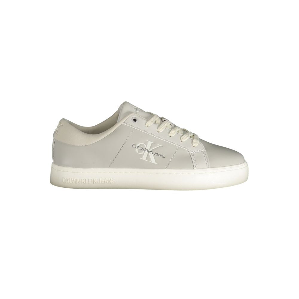 Calvin Klein bruna lädersneakers för män