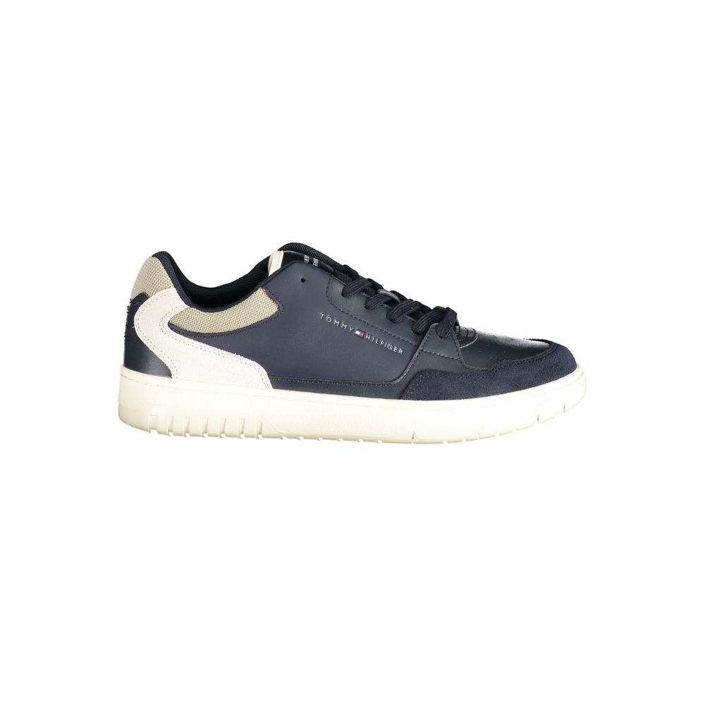 Tommy Hilfiger Blå Polyeten Herr Sneaker
