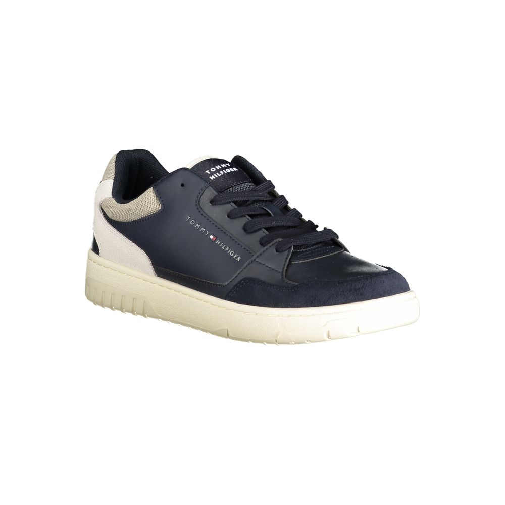 Tommy Hilfiger Blå Polyeten Herr Sneaker