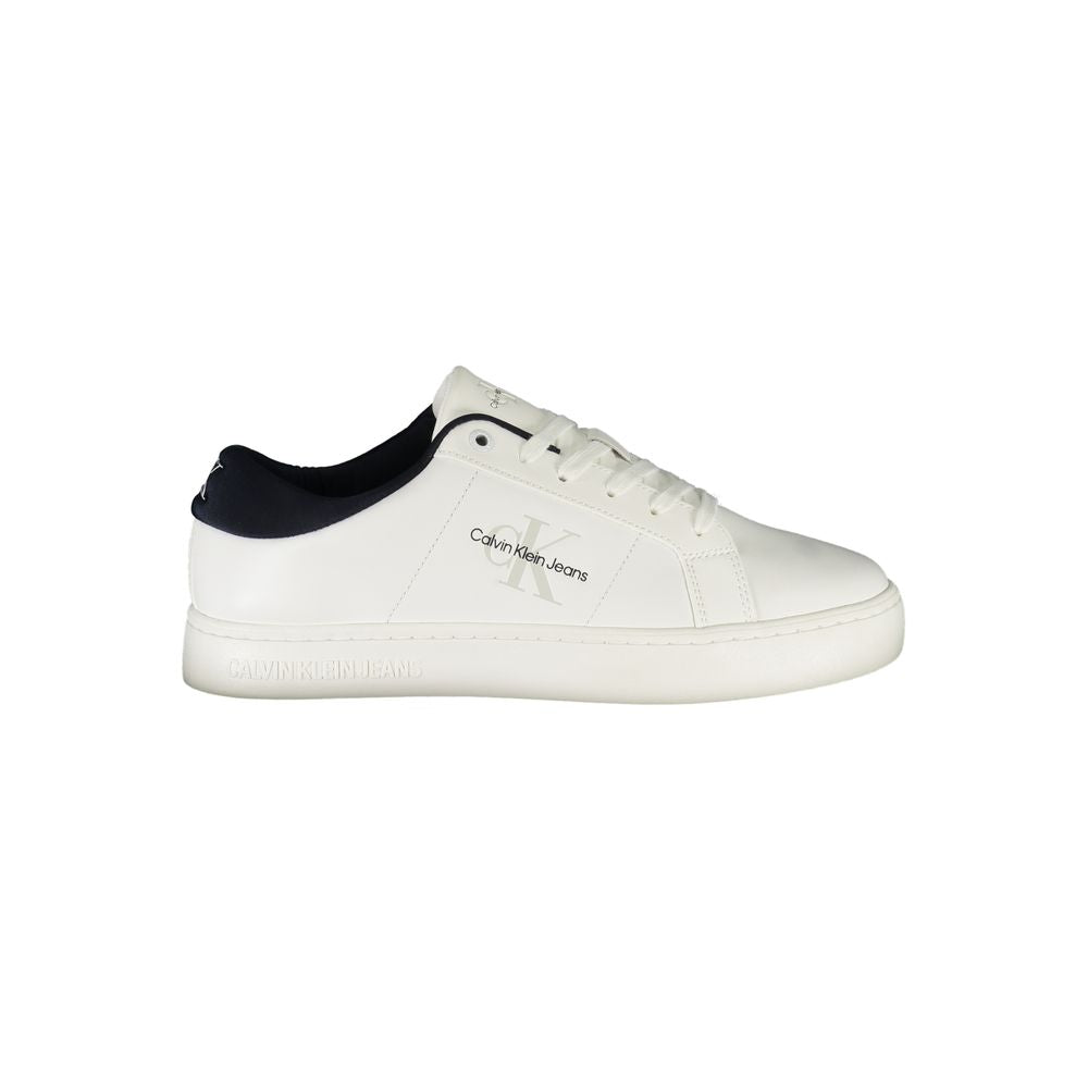 Calvin Klein Vita Läder Herr Sneaker