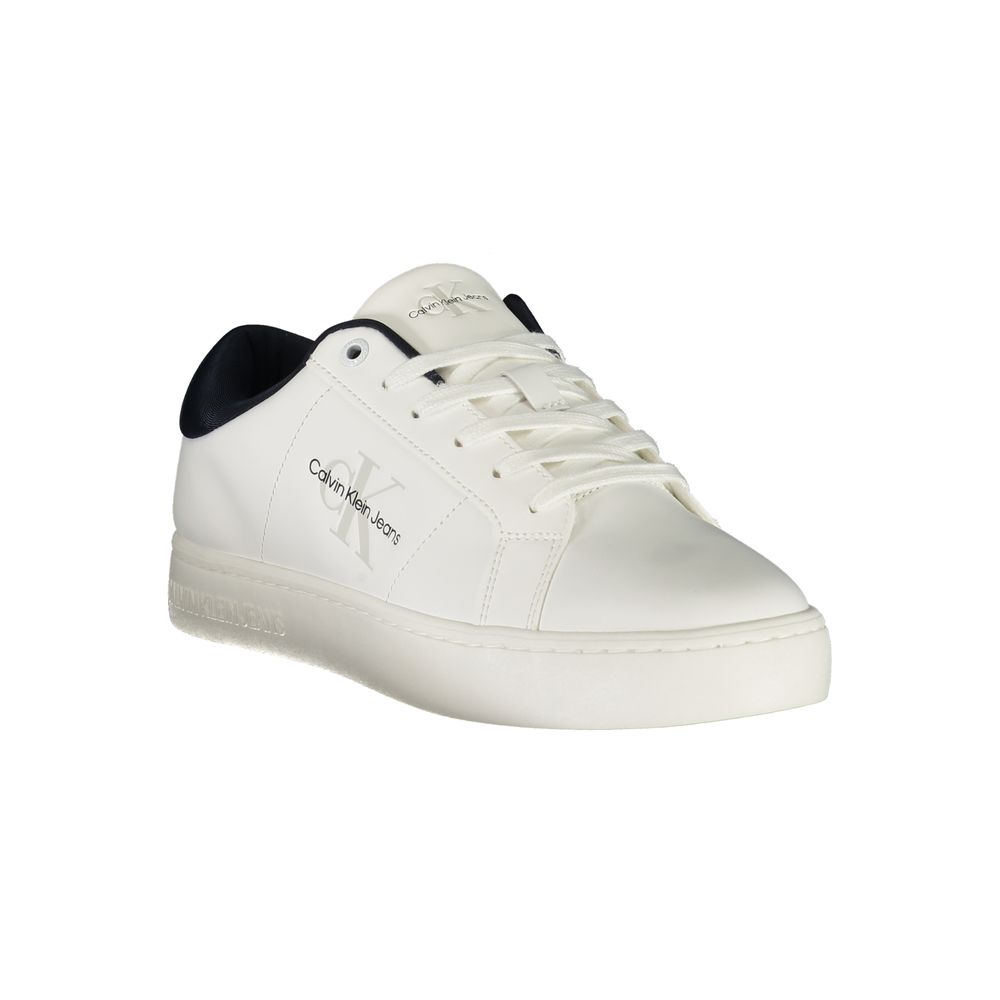 Calvin Klein Vita Läder Herr Sneaker