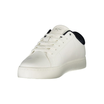 Calvin Klein Vita Läder Herr Sneaker