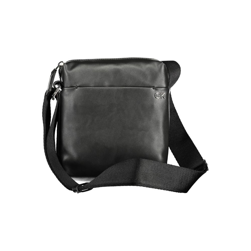 Calvin Klein svart polyester herr axelväska