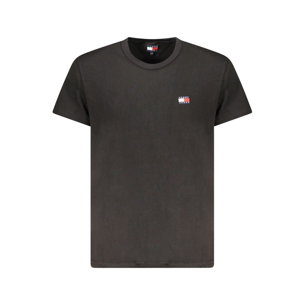 Tommy Hilfiger svart bomulls-T-shirt för män