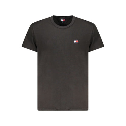 Tommy Hilfiger svart bomulls-T-shirt för män