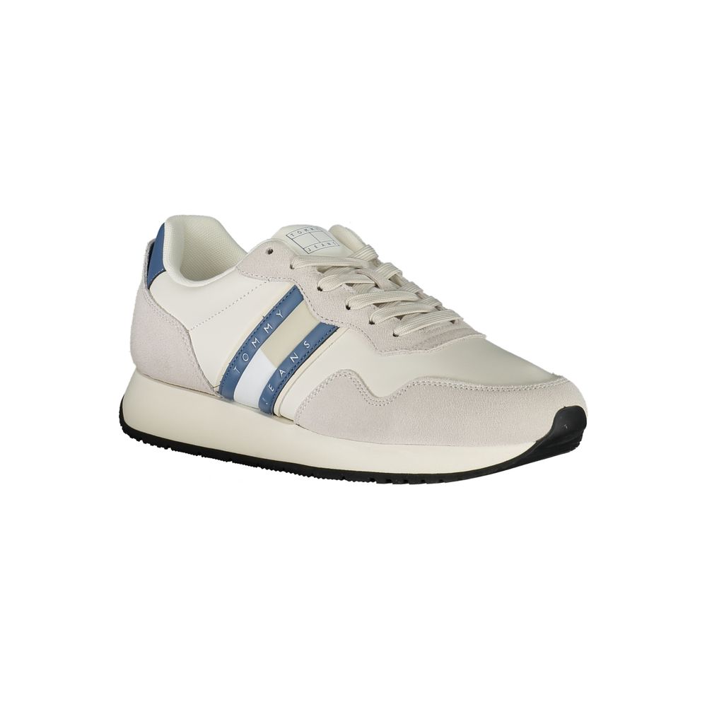 Tommy Hilfiger Vita Läder Herr Sneaker