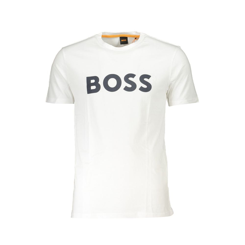 Hugo Boss Vit bomulls-T-shirt