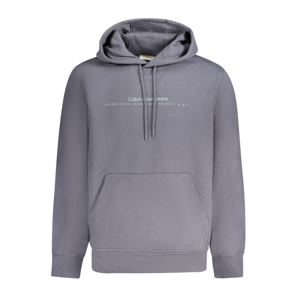 Calvin Klein Blå bomullströja för män