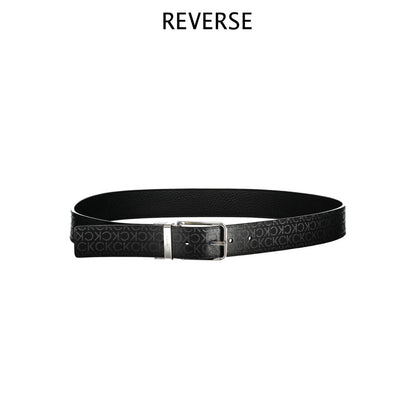 Calvin Klein svart polyesterbälte för män