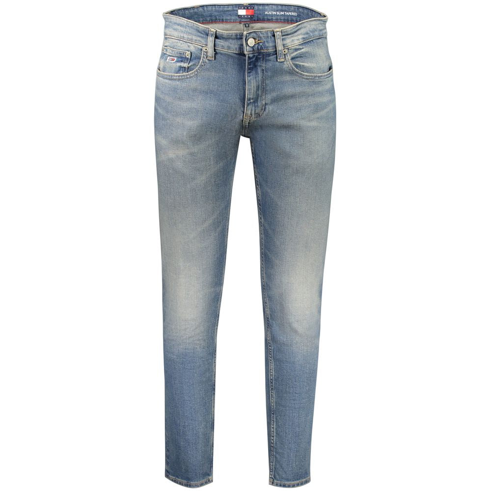 Tommy Hilfiger Blå Bomull Slim Herrjeans