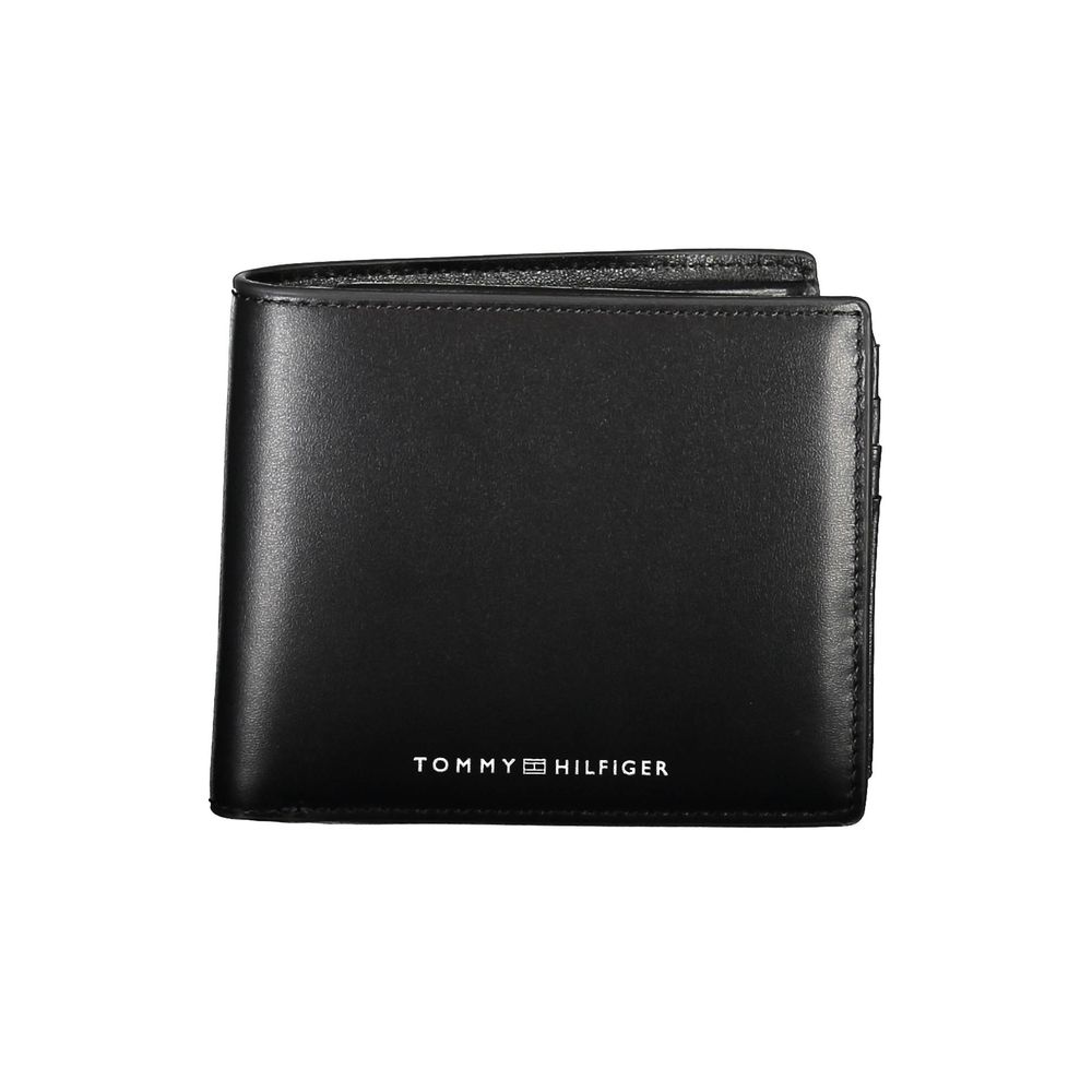 Tommy Hilfiger svart läderplånbok