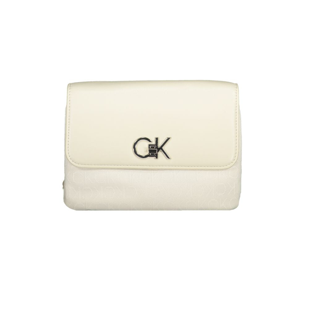 Calvin Klein beige polyesterväska